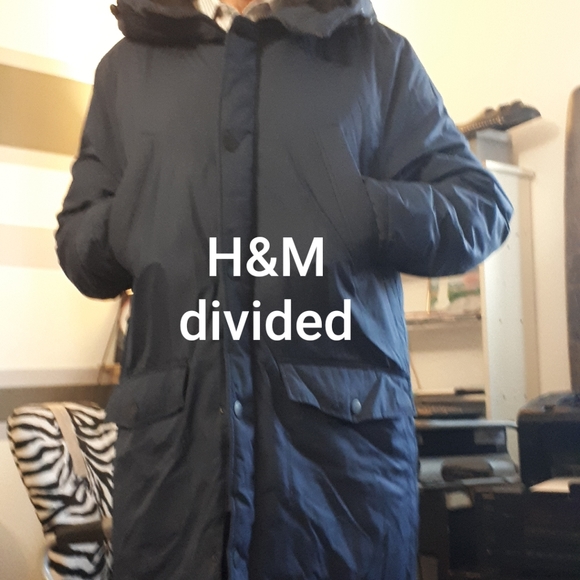 H&M Divided long puffed coat - Picture 1 of 2